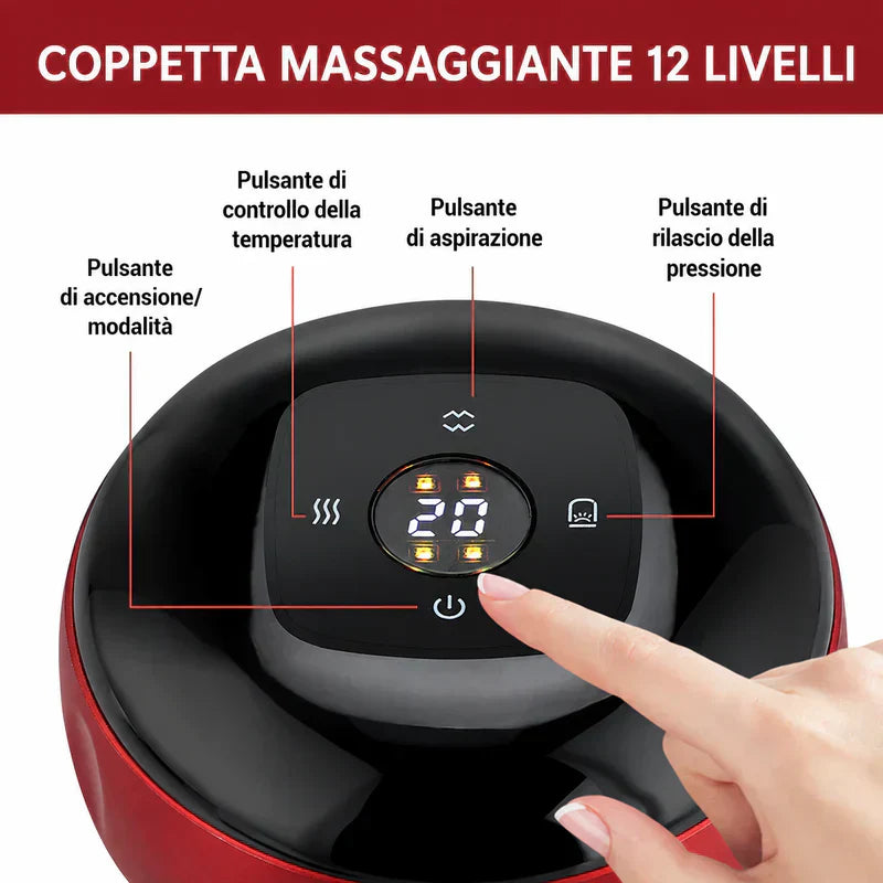 Massaggiatore Coppa Anticellulite Elettrico